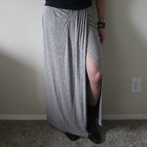 Carmen Marc Valvo maxi wrap skirt